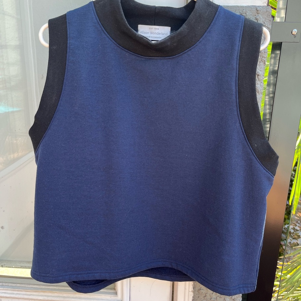 Allison Wonderland blue vest